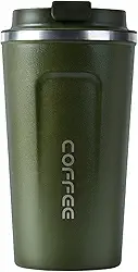 Aibecy Copo de café de aço inoxidável à prova de vazamentos copo térmico isolado para carro caneca de viagem portátil