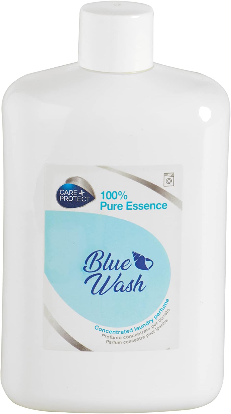 CARE + PROTECT Blue Wash Laundry Perfume In-Wash Scent Booster, Long Lasting Active Formula, 400ml for up to 80 washes