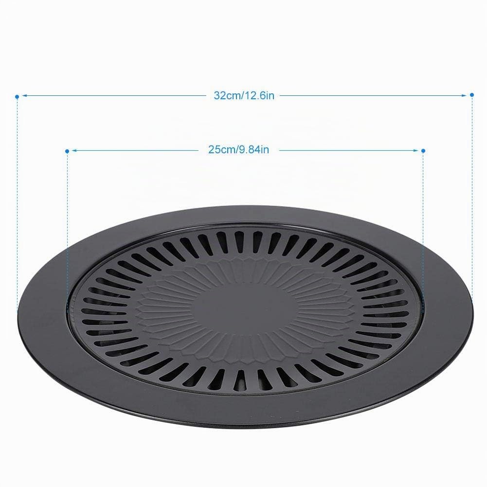 Fer Barbecue Pan Coréen Barbecue Grill Pan Rôtissage Grill Pan Barbecue Grill Barbecue Pan, Plaque De Barbecue, Plaque De Cuisson Antiadhésive pour La Maison