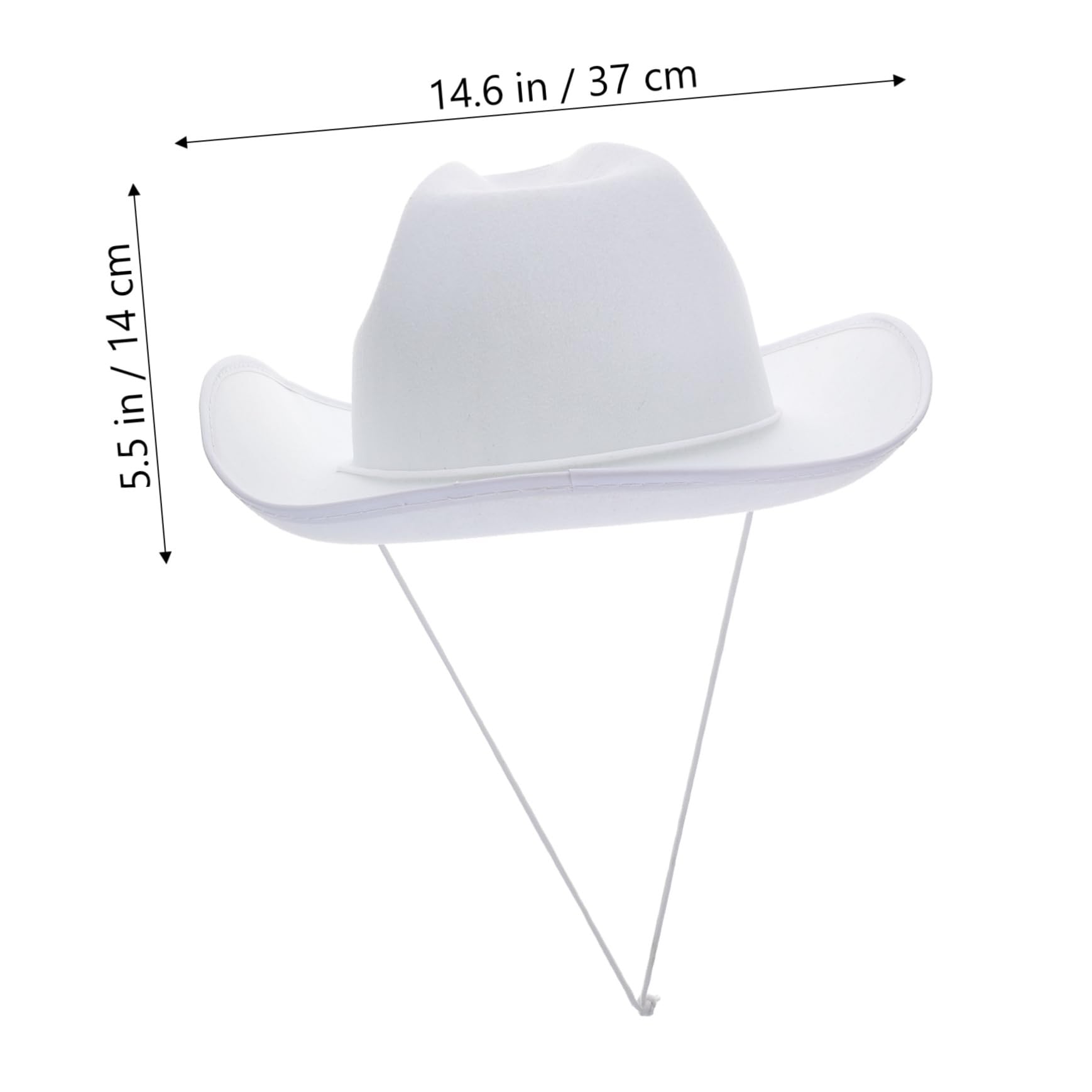 Beavorty Cowboy Hat for Men Lightweight Western Style Felt Hat with Wide Brim for Costume Parties and Everyday Wear present for Fashion Lovers