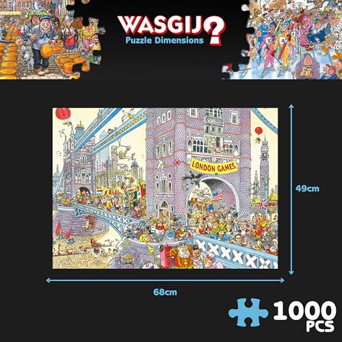 Wasgij, Retro Mystery 8 - Die letzte Hürde!, Puzzle 1000 Teile Erwachsene – Ansicht 3