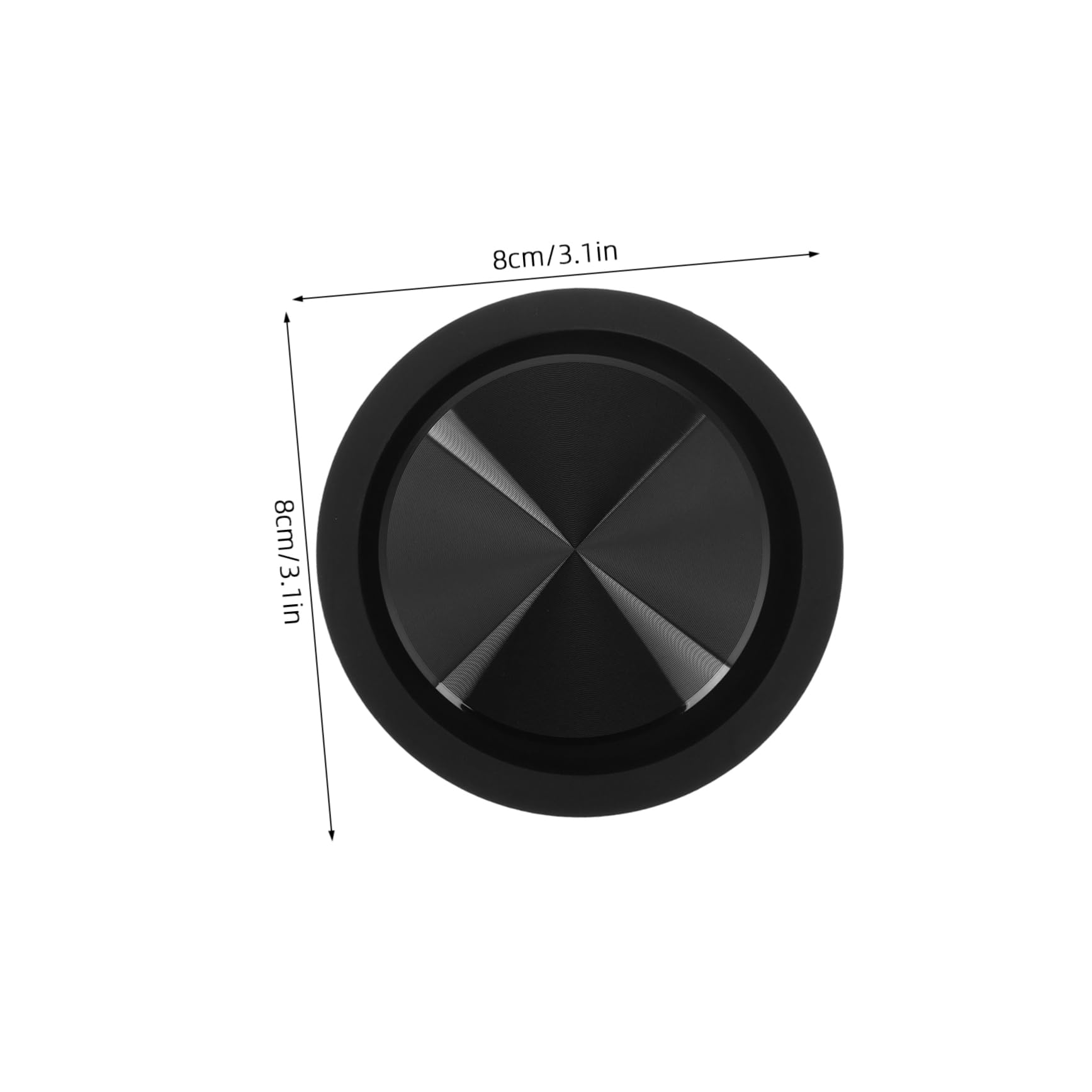 PRETYZOOM Loudspeaker Bass Vibration Membrane 80mm Diaphragm Plate Rubber Construction for Car Audio
