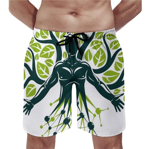 Swim trunk homme mandala short idéal pour plage et piscine