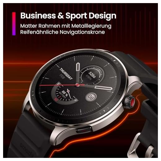 Amazfit GTR 4 Smartwatch mit GPS