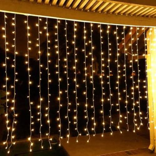 Vespa 180 LED – 21M Yellow Fairy Lights with 8 Magical Lighting Modes | Waterproof Decorative String Light | Waterfall Cur... - Review, Price and Buying Guide