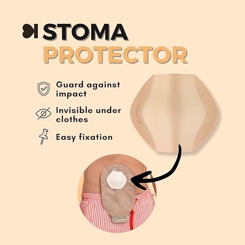 Miniatura 3 de SIIL Cinturón de ostomía para hombre Fundas para bolsas de colostomía e ileostomía para deportes y natación Cinturón de estoma sigiloso