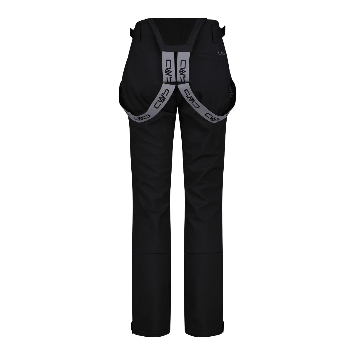 CMP Salopette Donna da Sci in Softshell, 34W4326 (Nero, S)