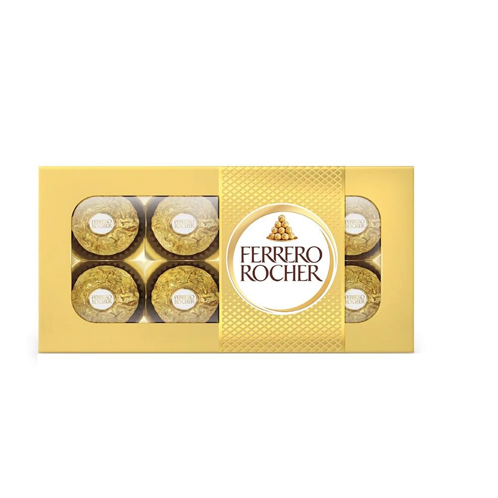 Ferrero Rocher T8,Hazelnut,100 Gm