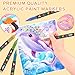 72 Colors Soft Brush Tip Acrylic Markers Set, Paint Pens for Rock, Wood, Fabric, Canvas, Glass, DIY Crafts, Waterproof Paint Markers, Vibrant Acrylic Pens for Artists and Art Projects