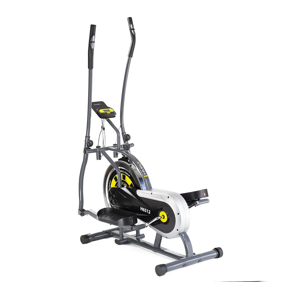 HMS Elittica Crosstrainer Cyclette con volano Anteriore, Computer, Sforzo Regolabile