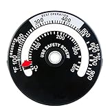 Tomerry マグネット式 ストーブ温度計 薪ストーブ ピザ窯 0度～500度まで計測