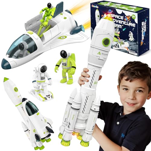 AuntyFey Space Rocket Ship Toys for Kids, Space Toys...