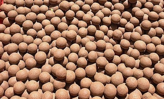 Clay Made Biodegradable Marbles for Adult Terracotta Round Clay Pebble (Pack of 100) Mitti Ki Goti, Mitti goli (15mm) Colour - Natural (B0D62Q57H4) Amazon Price History, Amazon Price Tracker