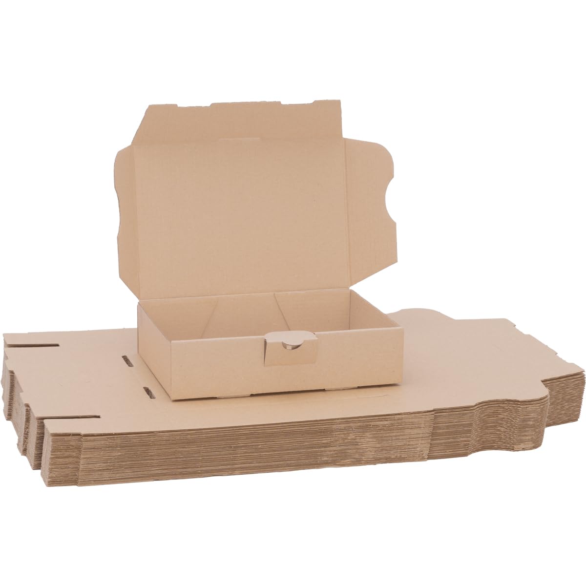 Maxibriefkartons 180 x 130 x 45 mm Braun MB-2 1-wellig Versandkartons DHL-konform