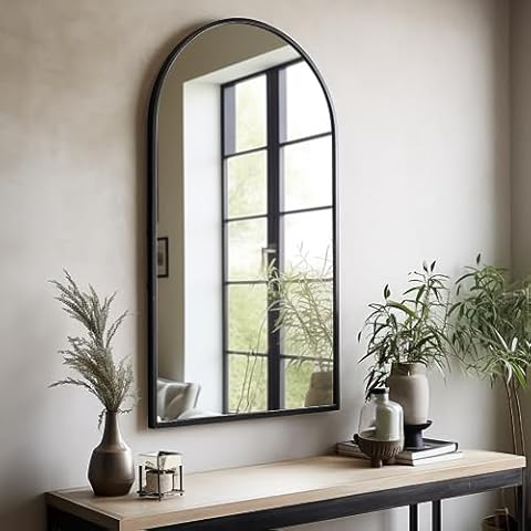 Dewfig Arched Wall Mirror Cover