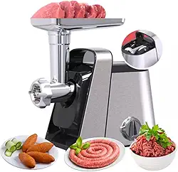 Maquina De Moer Moedor Carne Elétrico Linguiça Kibe Premium (220V | VOLTAGEM)
