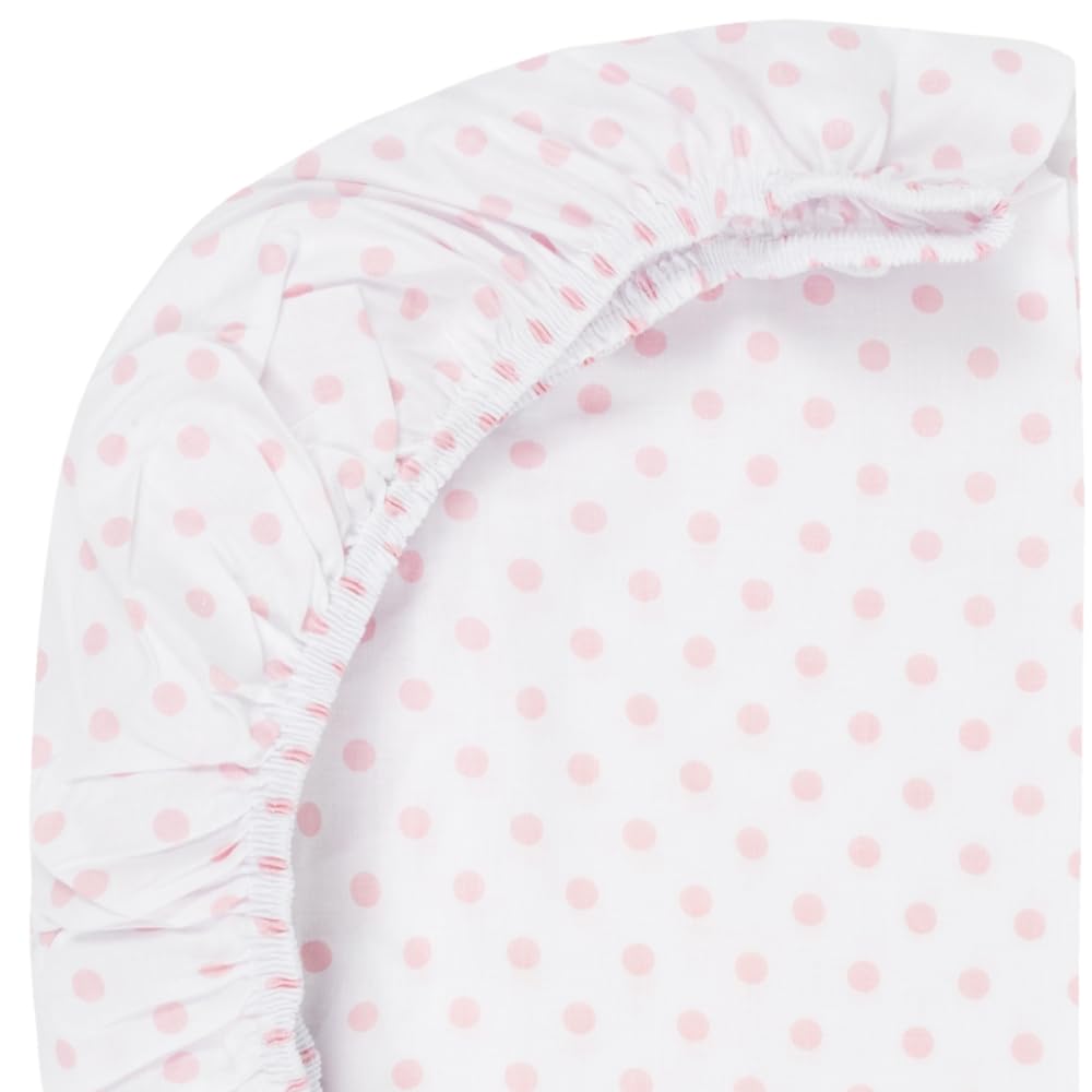 FlyIdeas Set 2 Lenzuola per Next to Me 50x83 cm + 1 Coprimaterasso Next to Me Impermeabile – 100% Cotone – Lenzuola Next2Me Compatibili, Morbide e Traspiranti