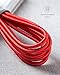 Anker USB C Cable, Powerline+ USB-C to USB-A [10ft], Double-Braided Nylon Fast Charging Cable, for Samsung Galaxy S10/ S9 / S9+ / S8 / S8+ / Note 8, LG V20 / G5 / G6, and More (Red)