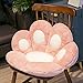AHRIWINK Chaises de Fond de la Patte de Chat oreillers Coussins Coussins Confortables Chaise Ours Paw Paw Sofa Paresseux Kawaii Siège Chaude,Rose,60 * 70cm