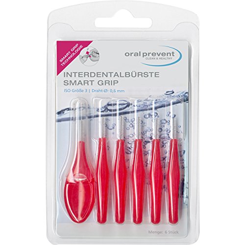 Oral Prevent Interdentalbürsten Smart Grip 0.60 mm rot(1 x 6 Stück)