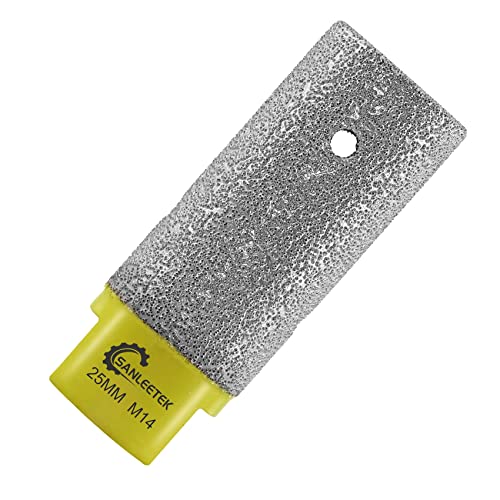 Fresa de Diamante 25mm Broca Azulejos para Agrandar y Forma a Agujeros Existentes en Porcelánico Cerámica Mármol Granito Piedra Artificial M14 Rosca SANLEETEK