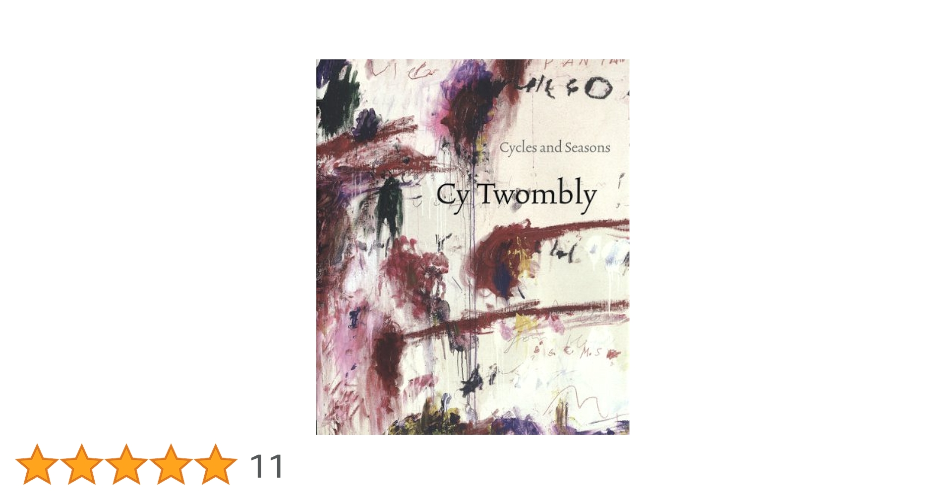 アート・デザイン・音楽 Cy Twombly : Cycles and Seasons Cy