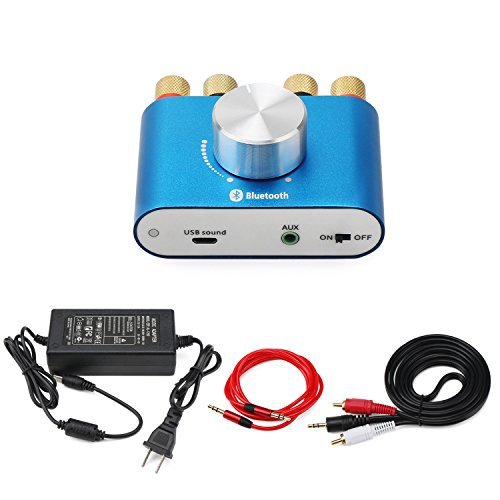 DROK Dual Channel Bluetooth Amp Board, Bluetooth Amplifier,50W+50W Bluetooth Speaker Stereo Audio Amplifier