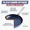 Blue Diamond 20 Piece Nonstick Cookware Set, Diamond Ceramic Pots & Pans, Dishwasher & Metal Utensil Safe, Non Toxic PFAS-Free, Kitchen Cooking Sauce & Saute Pans, Oven & Broiler to 600F, Blue #4