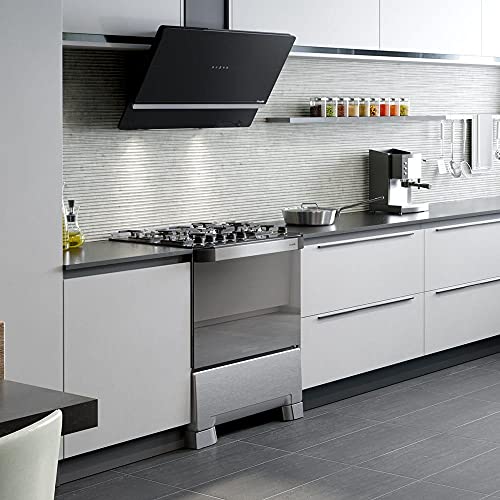 Fogão Mueller 5 bocas Decorato Vetro Inox com timer