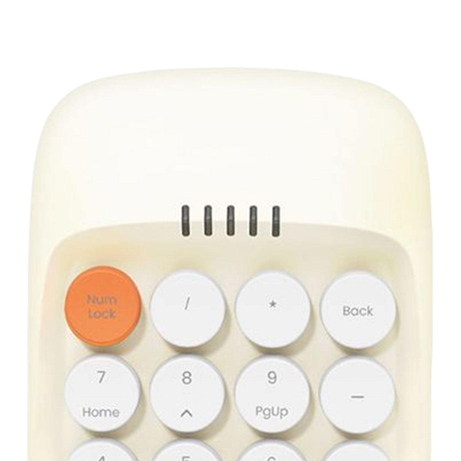 SECRET DESIRE SDR Laptop Number Keyboard for Laptop Rechargeable Accounting 2.4G Number Keypad Yellow-image-44