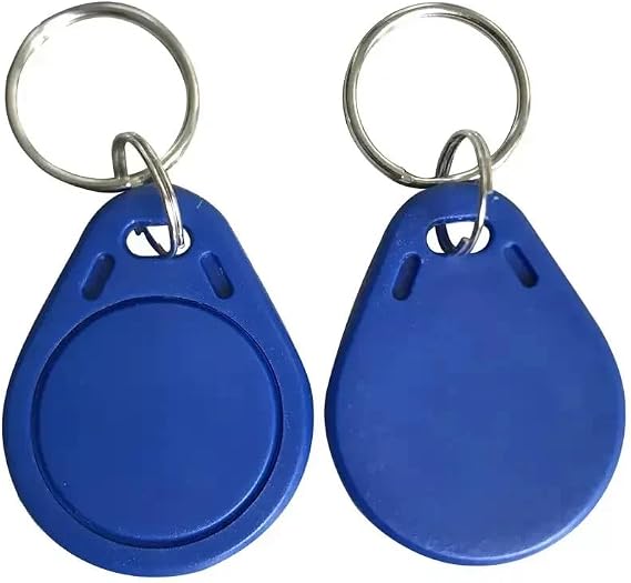 13.56MHZ NFC DES Fire EV3 2K/4K/8K Key Tag keyfob Blue (100 Pack) (Des Fire EV3 2K)