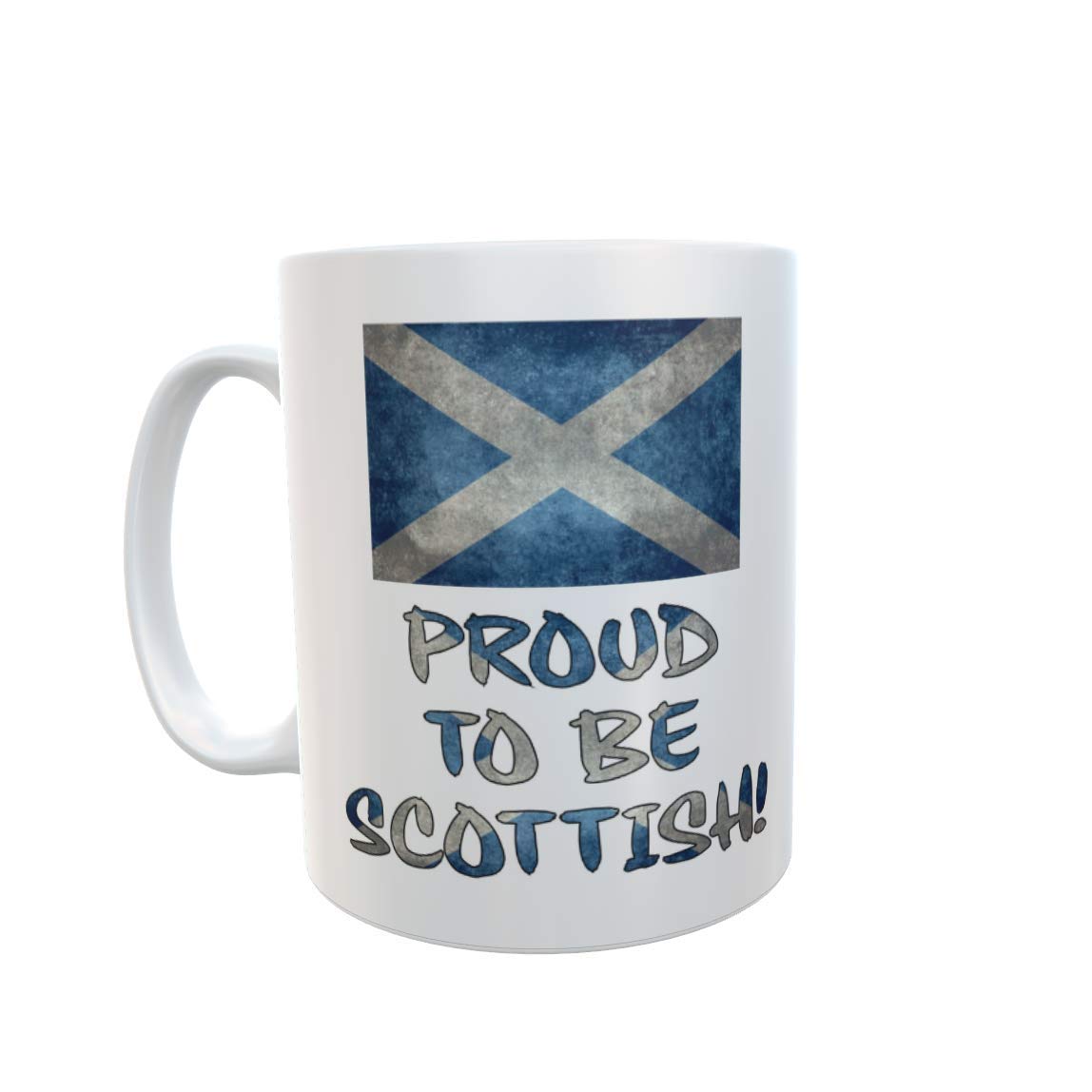 Decalarama Scotland Mug Gift - Proud to Be Scottish - Nice Cute Novelty Nationality Flag Cute Cup Present