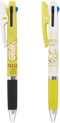 Amazon Co Jp ポケモン ピカチュウ ３色 ボールペン ２種類 各1 ２本 セット 文房具 オフィス用品