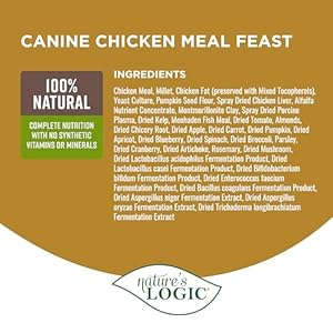 NATURE’S LOGIC Canine Meals Canine Meal Feast, Rooster