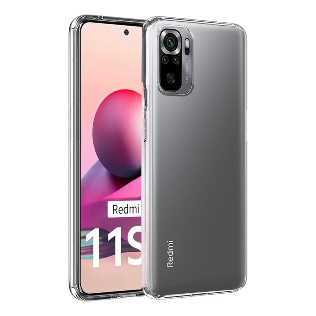 Fashionury Silicone Back Cover Case | Crystal Clear Transparent Back Cover Case for Redmi Note 10 /10S/ Note 11 Se (B0BF9RRBK1) Amazon Price History, Amazon Price Tracker