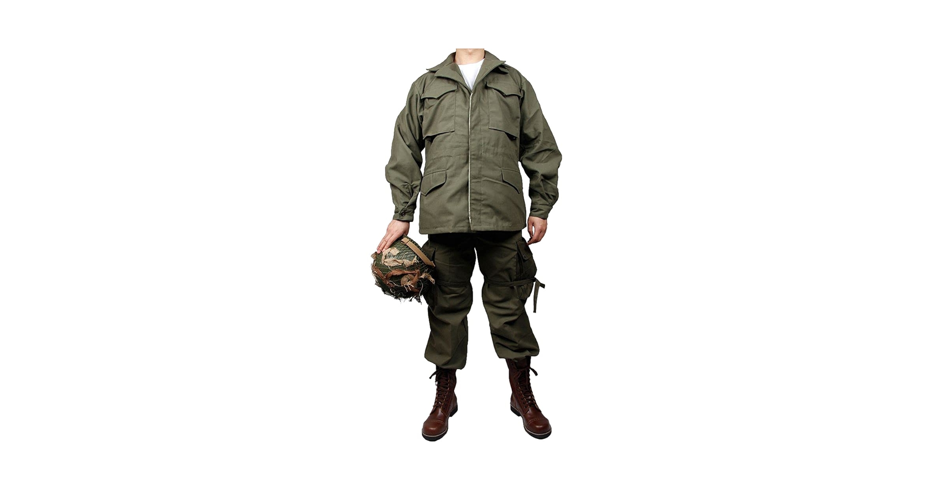 Amazon | アメリカ軍 米軍 空挺兵 M43制服 組み合わせ (コート
