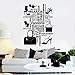 Compras Moda Mujer Palabras Chica Tatuajes De Pared Cita De Vinilo Arte Decoración Interior Zapatería Bolsa Gafas De Sol Tienda Etiqueta De La Ventana,57x79cm,No.1 Negro