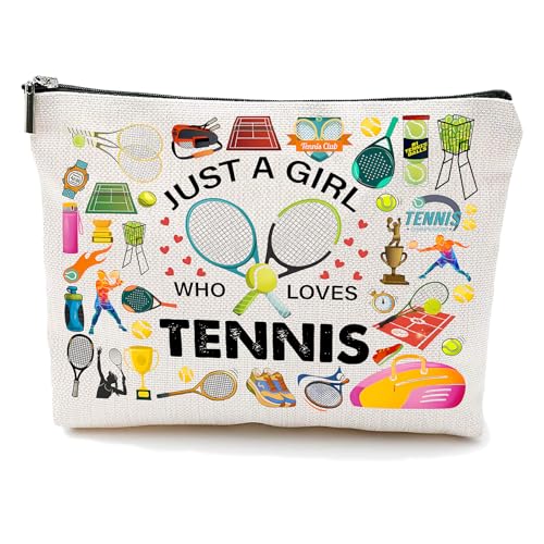 Tennis Zubehör, Wasserdichtes Make-up-Tasche Damen, Doppelseitige Tennistasche Mädchen Kosmetiktasche, Tennis Geschenk für Tennisspieler, Kleine Reisetasche Geschenke für Frauen, 25x17cm Tennis Zubehör, Wasserdichtes Make-up-Tasche Damen, Doppelseitige Tennistasche Mädchen Kosmetiktasche, Tennis Geschenk für Tennisspieler, Kleine Reisetasche Geschenke für Frauen, 25x17cm