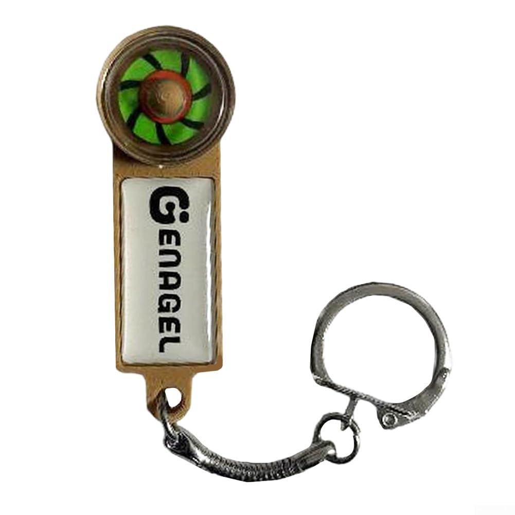 Circulating Pump Rotation Tester and AC Detector for Solenoid Valves and Motors, Magnetic Disc Indicates Direction, ABS Housing, Compact Keychain Design, Green(Brown)