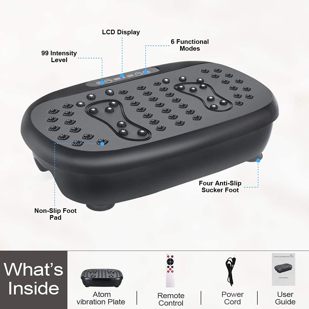 EILISON Atom Vibration Plate Exercise Machine Full Body Vibration