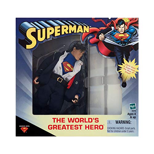 Figurine Superman Clark Kent 8 pouces Hasbro 2000 vintage articulée