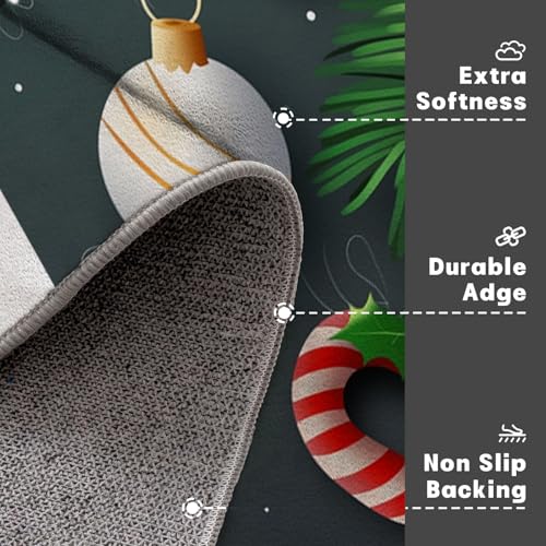 Paillasson lavable gris ultra doux avec envers antidérapant pour entrée de maison