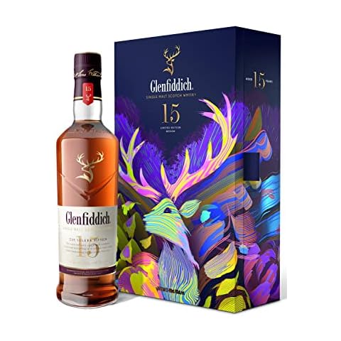 Glenfiddich 15 Jahre Single Malt Scotch Whisky Santtu Geschenkset Cover