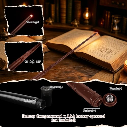 Image of 12 Pcs Floating Flameless Hanging Candles with Wand Remote Control