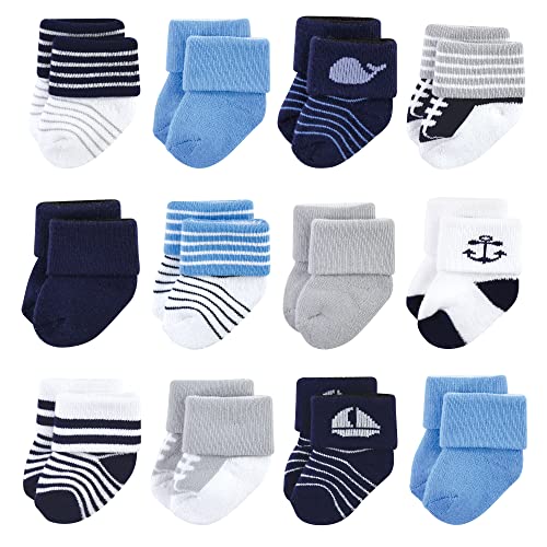 Image of Luvable Friends Baby Newborn and Baby Terry Socks