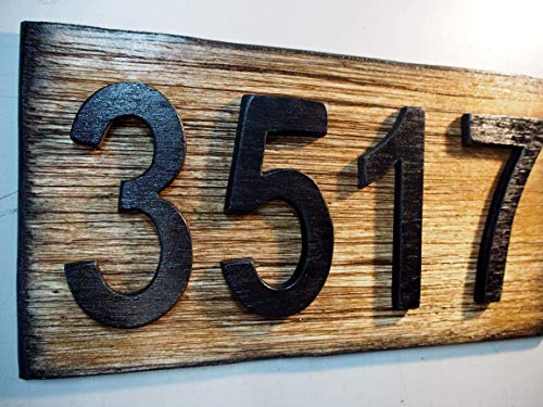 Custom Address Plaque, Rustic House Address Signs, Made Of Distressed Wood, House Numbers, Cabin Housewarming Gifts #TOP6