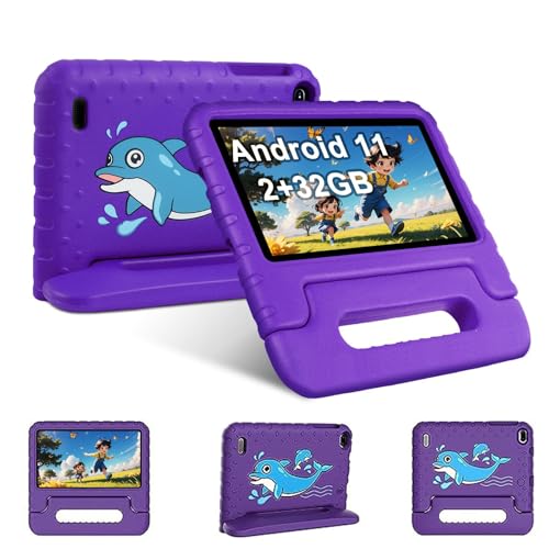 fezawio Tableta Infantil, Tableta Android 11, 7 Pulgadas, 2GB Ram 32gb ROM (TF 512gb), Control...