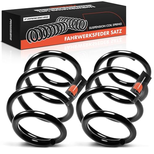 Frankberg 2 muelles de suspensión para eje delantero compatible con TT 8J3 2.0L Coupe 2008-2014