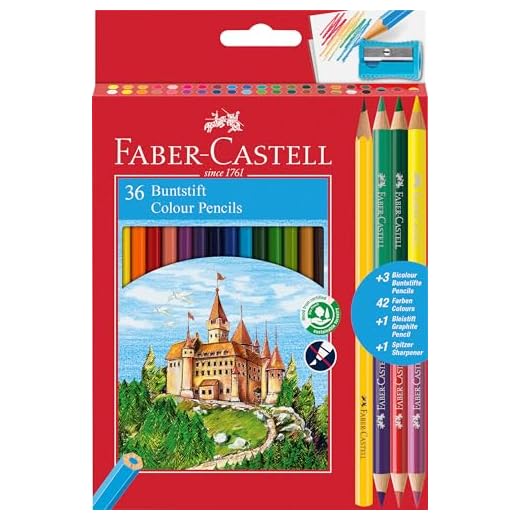 Faber-Castell Lápiz de colores 110336, 36 piezas