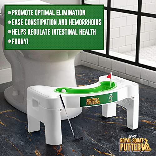Gagster RSP2 Royal Squat Putter - Mini Golf Toilet Game - Bathroom Stuff For Men - Foldable Potty Games For Adults - White Elephant Gift Ideas For Office thumb #4